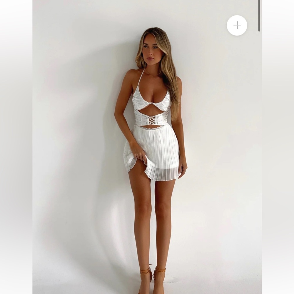Mini cut out dress